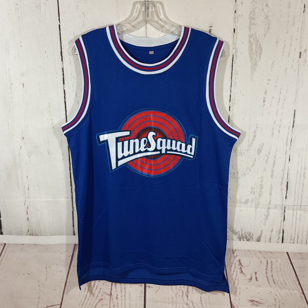 Space Jam Jersey Size M Blue Mesh 90s Tune Squad Looney Tunes Michael Jordan Y2K